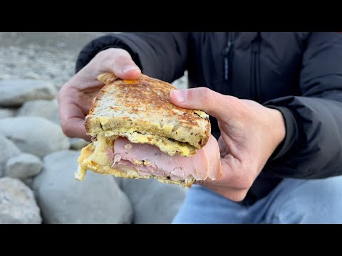 Grilled Egg, Ham and Cheese Sandwich
