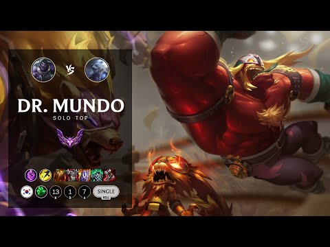 Dr. Mundo Top vs Volibear - KR Master Patch 12.12