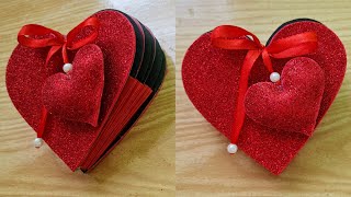 HEART CARD | 3D Pop Up Card | Pop Up Heart Card | DIY Valentines Card | Velentines Gift Idea