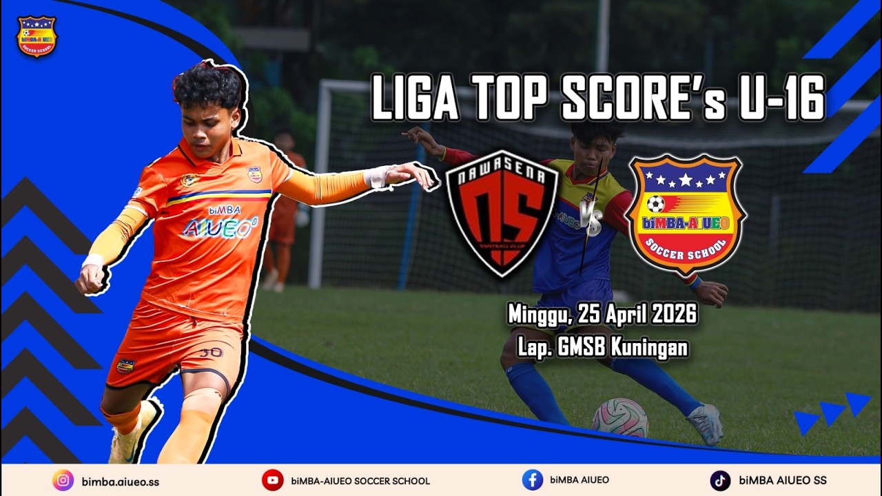 LIGA TOPSKOR JAKARTA | U-16 PEKAN 10 | NAWASENA FC VS biMBA AIUEO SS