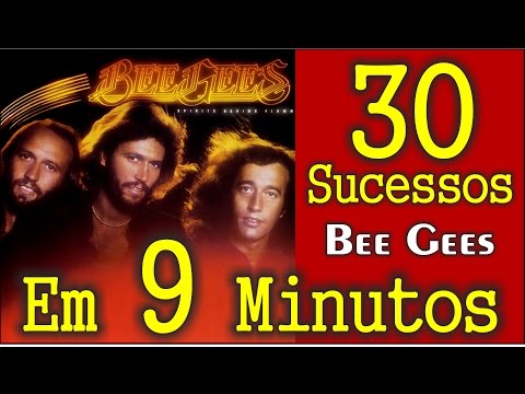 30 Sucessos dos Bee Gees em 9 Minutos! Com nome das Músicas!