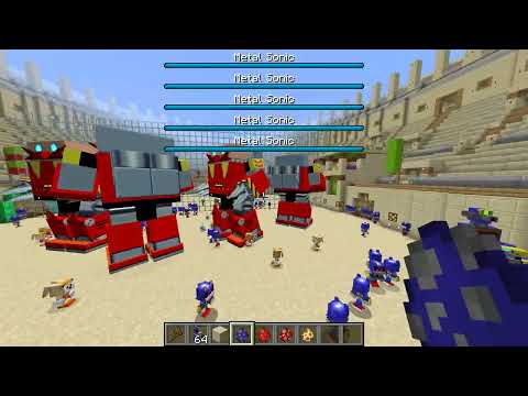 ARKADAŞLARIMI SONIC MOB SAVAŞLARINDA TROLLEDİM - 😨 Minecraft