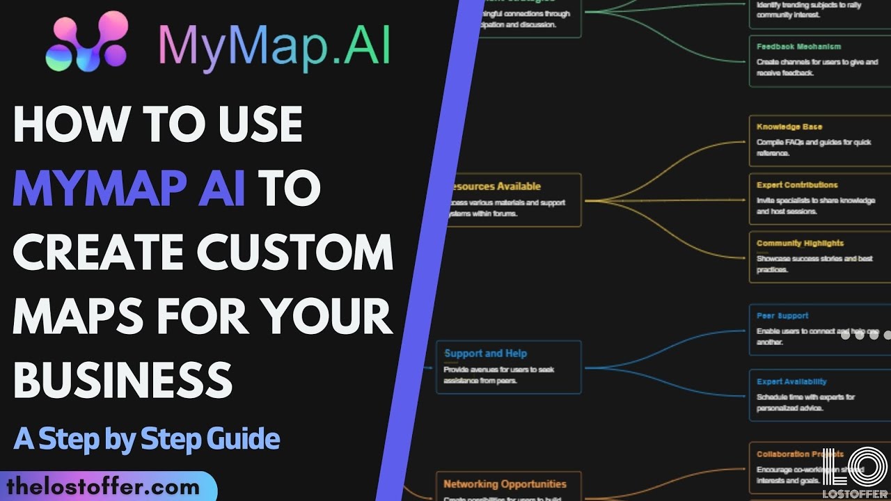 How to Use MyMap AI to Create Custom Maps for Your Business | THELOSTOFFER  #mymapAI