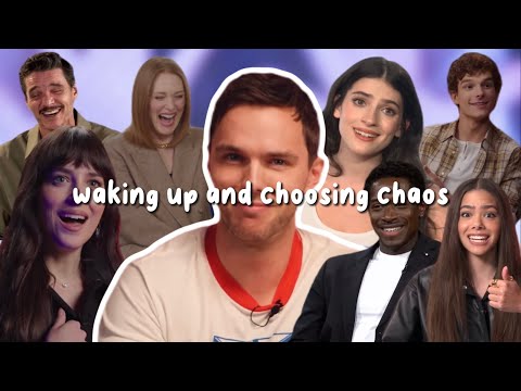 i love it when actors are absolutely insane during random interviews