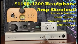 Video thumbnail for $1100-1300 Headphone Amp Shootout! Erzetich Perfidus Schiit Mjolnir 3 Violectric HPA V222 ZMF Homage by Reviews By WaveTheory