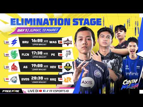 Free Fire Clash Master Sea - Elimination Stage Day 1
