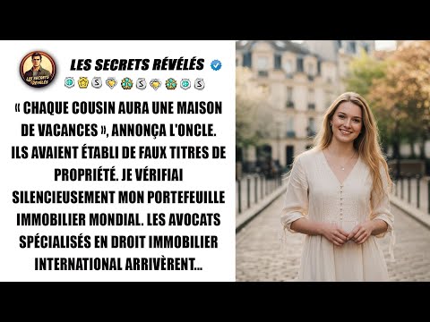 En réunion de famille, ils se partagent mes biens. Ma holding a appelé la sécurité.