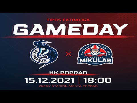 HK Poprad - MHk 32 Liptovský Mikuláš |LIVE| TIPOS Extraliga| 12.kolo
