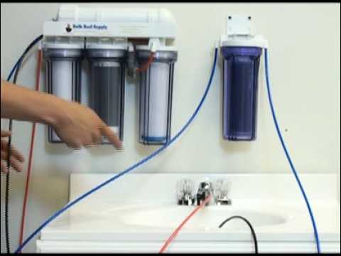 5 Stage Reverse Osmosis Chloramines System Installation Instructions - Bulk Reef Supply