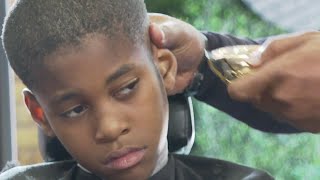 Chicago barbers offer free haircuts for boys and teens ahead of new school year