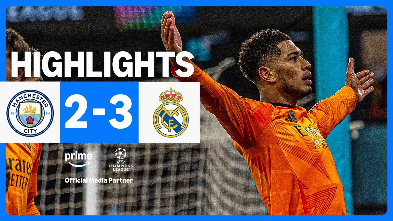 Bellingham SNATCHES last-minute win 😲 Man City v Real Madrid UEFA Champions League Highlights