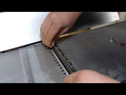 Scheppach HMS 1070 Hobelmesser wechseln