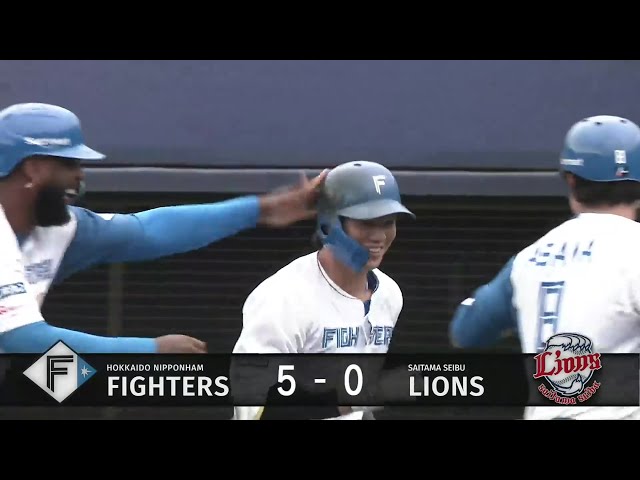 【ファーム】ファイターズ・福田光輝 右中間スタンドへ叩き込む3ランホームラン!!  2024年6月13日 北海道日本ハムファイターズ 対 埼玉西武ライオンズ