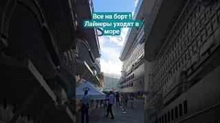 Все на борт Лайнеры уходят в море #mscseaside #celebrityapex #puertoplata #dominicana #umarkeyn #4k