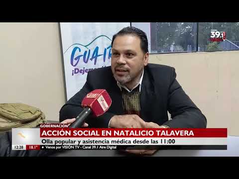 ACCIÓN SOCIAL EN NATALICIO TALAVERA - MATERIAL GRUPO VISIÓN COMUNICACIONES