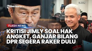 Ganjar Respons Balik Sindiran Jimly! Tegaskan Hak Angket Bukan Bagian Upaya dari Gertakan Politik