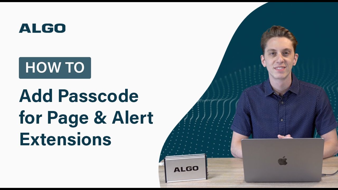 How to Add Passcode for Page & Alert Extensions