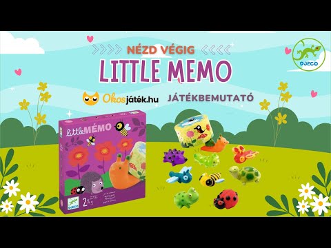 Little memo - memória társasjáték két éves kortól - Djeco | okosjatek.hu - Okosjáték - Játékbolt és Webáruház Budapest