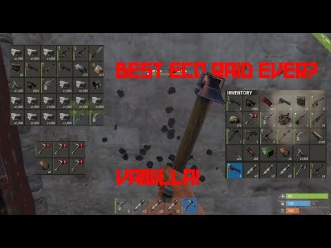 BEST ECO RAID?!?  Vanilla Rust