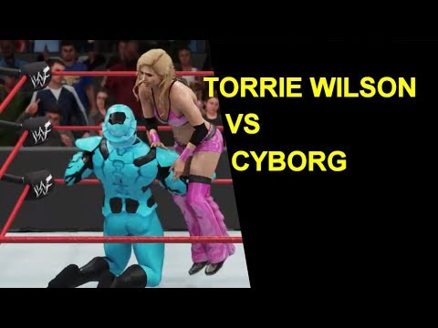 WWE 2K18 - Torrie Wilson vs Cyborg V - Mixed Match