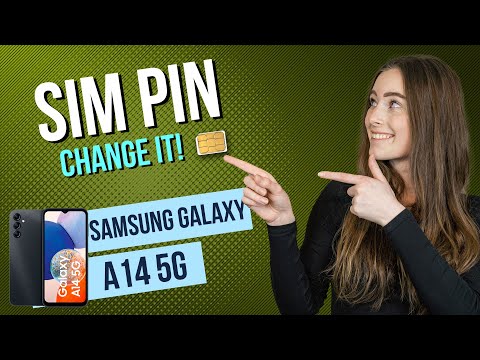 Samsung Galaxy A14 5G - How to Change SIM PIN • 📱 • 🔢 • 🔐 • Tutorial