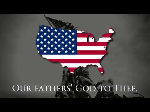 "My Country, 'Tis of Thee" - American Patriotic Song [OLD RECORDING | LYRICS]