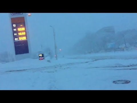 замело снегом Луганск 04.01.2019 (LNR)