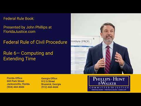 Federal Rule of Civil Procedure 6