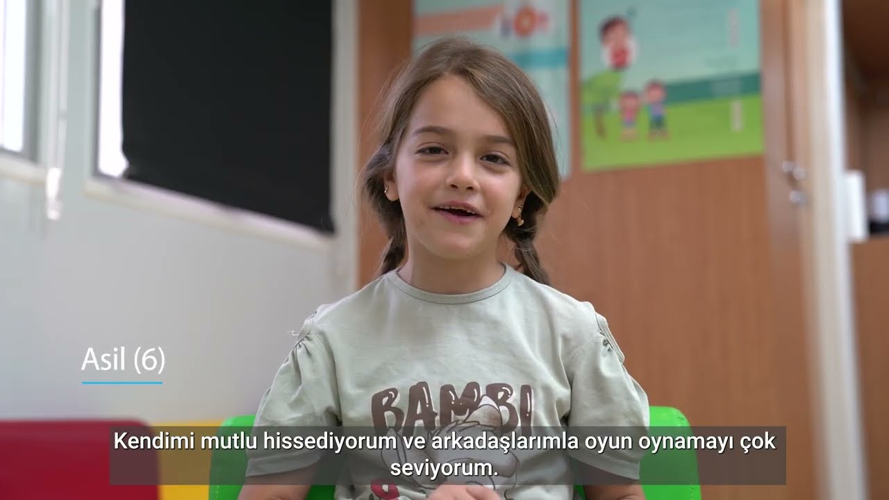 Depremden etkilenen bölgelerde çocuklar için umut yeniden inşa ediliyor
