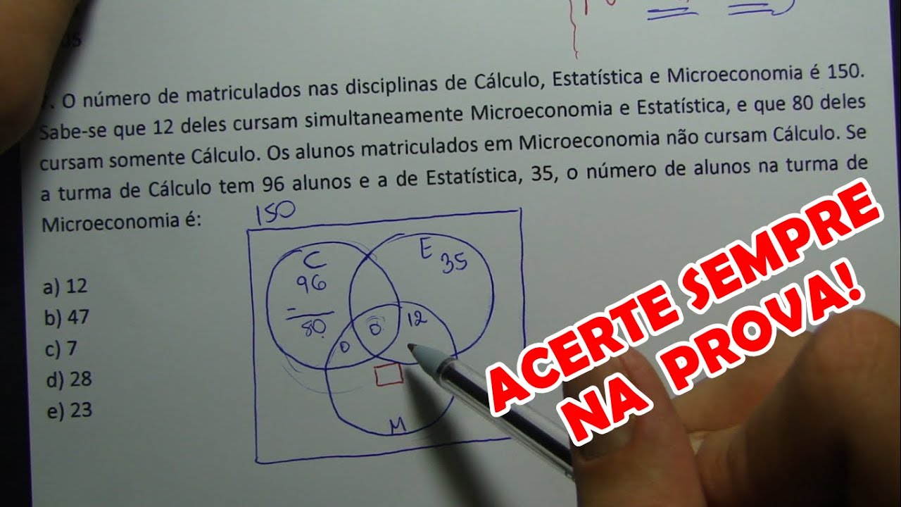 RACIOCÍNIO LÓGICO #2 - 7 QUESTÕES CONCURSO