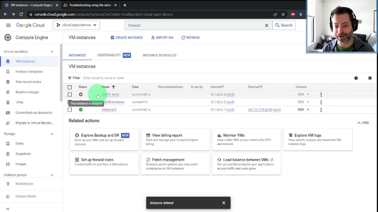Google Cloud - Recovering SSH access
