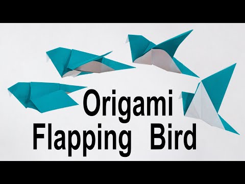 Origami Flapping Bird Tutorial (Traditional)