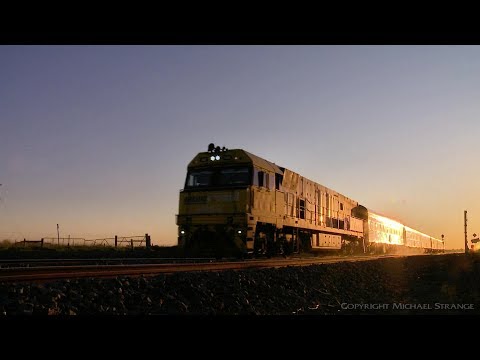 6AM8 Overland Passenger Train - PoathTV Australian Railways