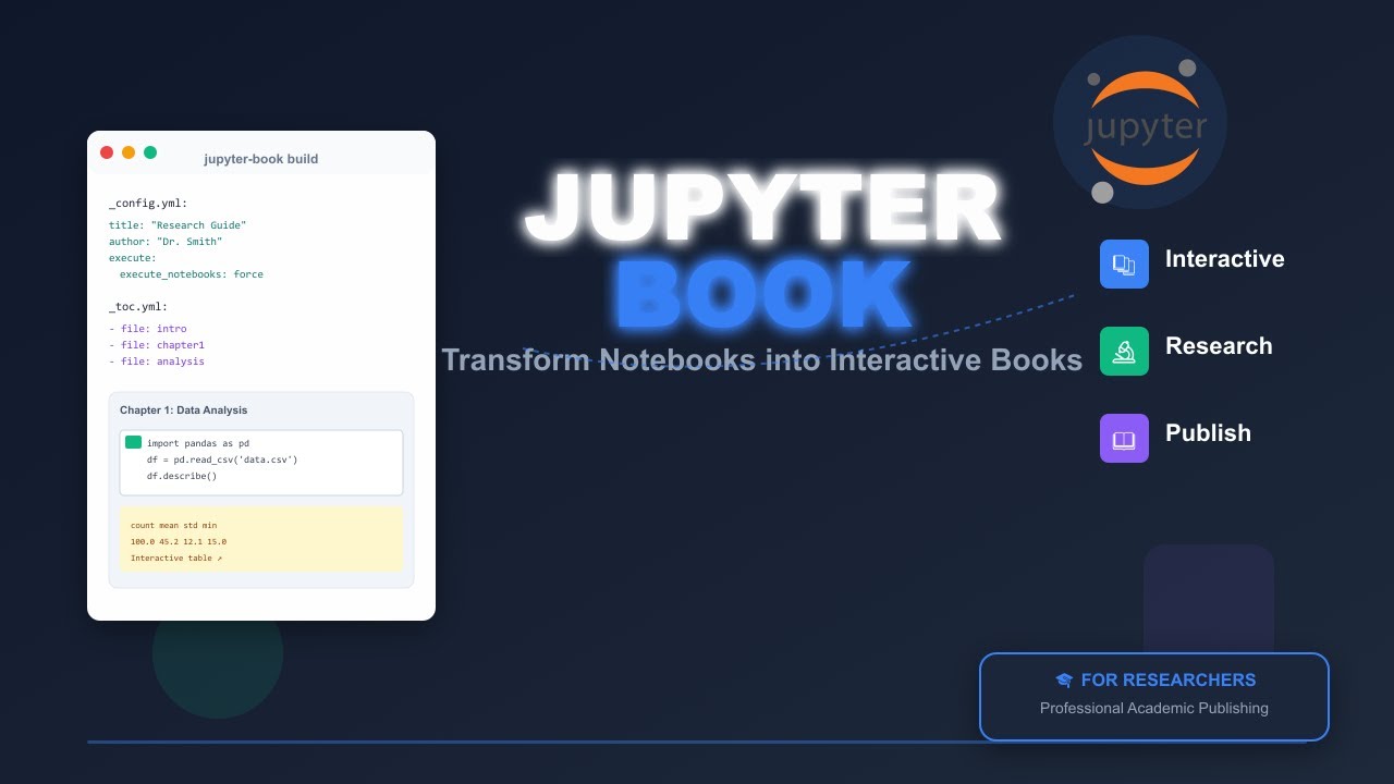 Create Beautiful Course Websites with Jupyter Book (Complete Tutorial)