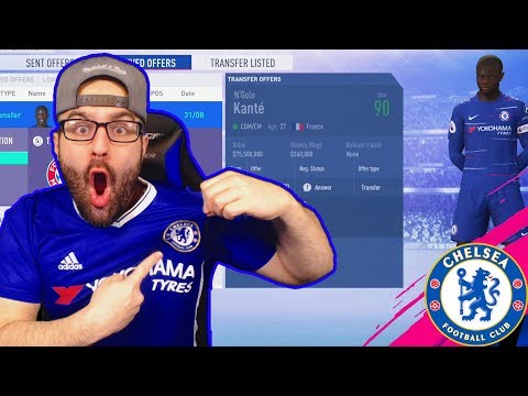 OMG HUGE $110,000,000 KANTE DEAL!! FIFA 19 Career Mode Chelsea
