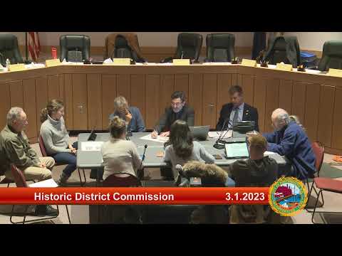 3.1.2023 Historic District Commission