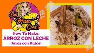Arroz con Leche/Arroz con Dulce (English Recipe) #semanasanta