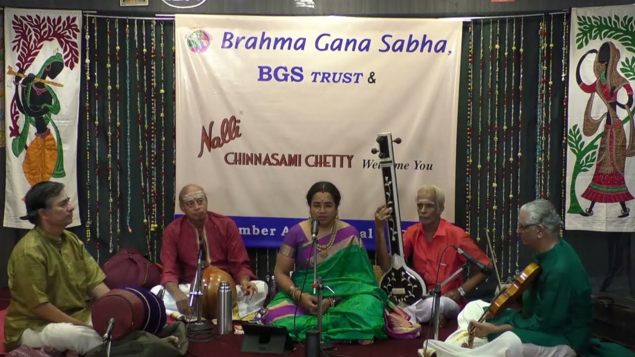 BRAHMA GANA SABHA & BGS TRUST - Vasudha Ravi Vocal