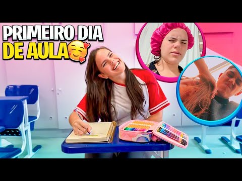 MEU PRIMEIRO DIA DE AULA 2023 - manuzinha star