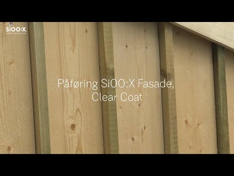 Påføring Fasade, Clear Coat