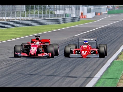 Ferrari F1 2018 vs Ferrari F1 1988 - Monza