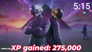 Draft punk glitch 743k XP Speedrun WR (Cuz nobody attempted)