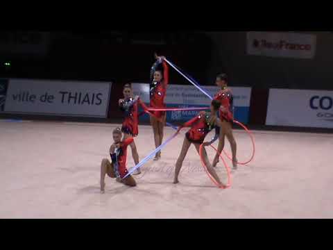 BELARUS 3 ribbons 2 hoops - 2012 Thiais Groups AA