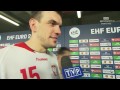 Wideo: ME 2014, Polska - Białoruś 31:30: Michał Jurecki po meczu