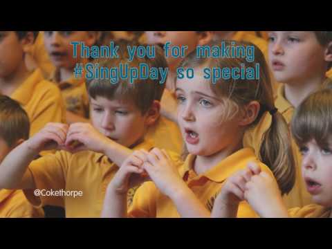 Thank you #SingUpDay 2017