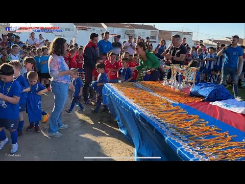 ENTREGA TROFEOS I TORNEO SARTENEJA FUTBOL 2023 Categorías ZAGALIN, PREBENJAMIN, BENJAMIN y ALEVIN