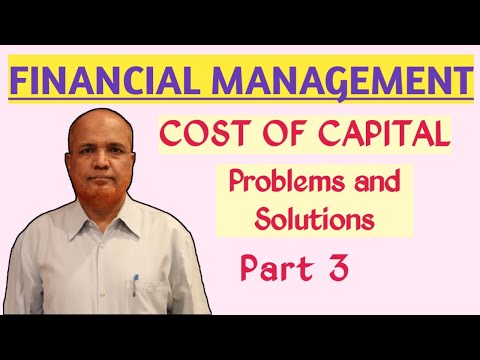 Financial Management I Cost of Capital I Problems and Solutions I Part 1 I Khans Commerce Tutorial