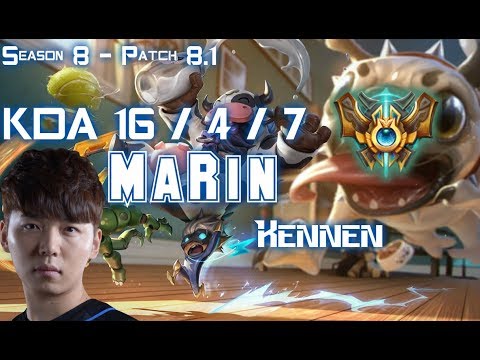 MaRin KENNEN vs OLAF Top - Patch 8.1 KR Ranked