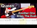Queen Another One Bites The Dust BASS COVER Play Along Tabs