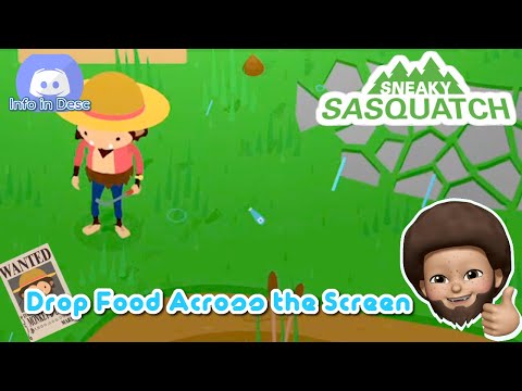 Sneaky Sasquatch Glitch - Drop Food across the screen